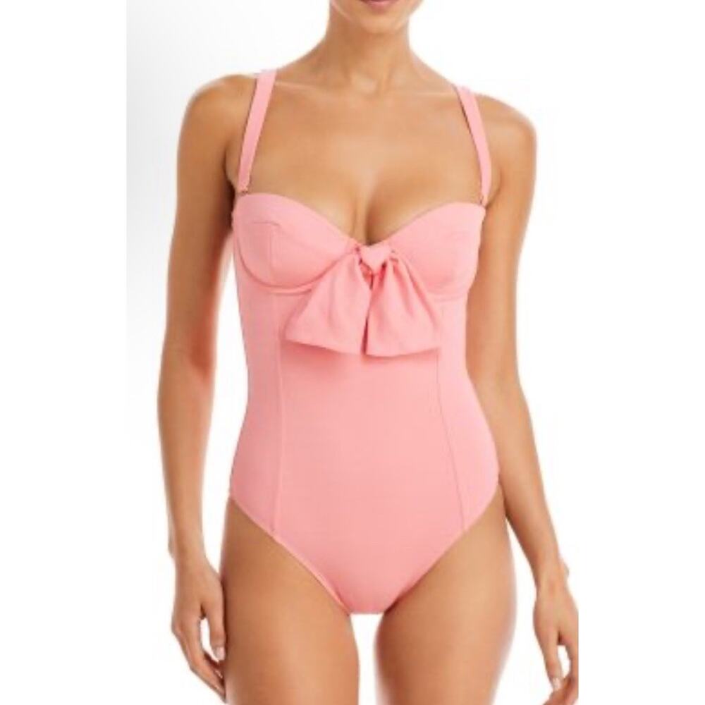 Alexandra Miro Clara Underwire Pink Underwire One Piece Swimsuit Sz S Nwt